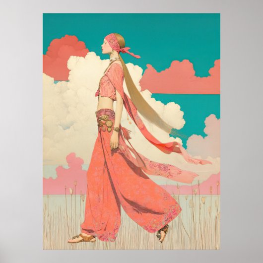 ^~* FD2ボヘミアンボホカクテルグラムウーマン8 ポスター (正面)