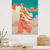 ^~* FD2ボヘミアンボホカクテルグラムウーマン8 ポスター (キッチン)