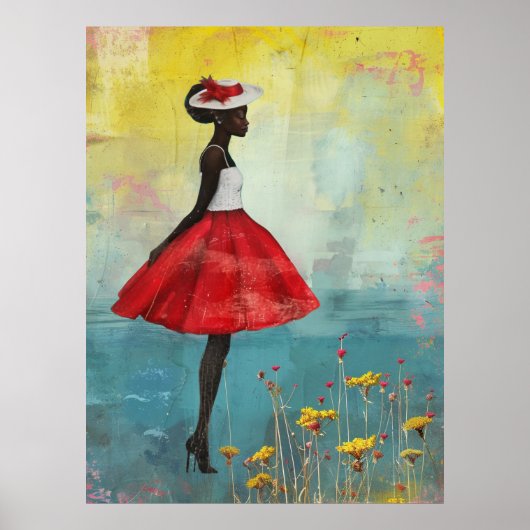 *~* FD2熱帯はっきりした黒女神ハット23 ポスター (正面)