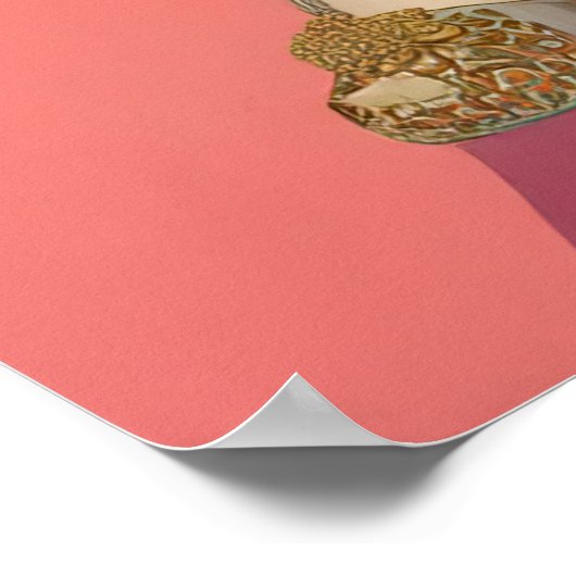 ^~* FD2 Bohemian Boho Cocktail  Glam Woman 13 ポスター (角)