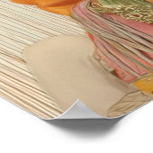 FD2 Bohemian Boho Summer Glam Woman Bird 41  ポスター (角)