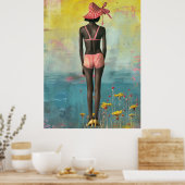 *~* FD2 Bold Tropical Black Goddesses 35 ポスター (キッチン)