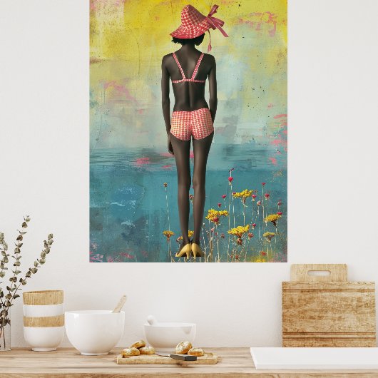 *~* FD2 Bold Tropical Black Goddesses 35 ポスター (キッチン)