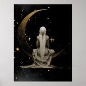 FD2 Enchanted 3 Crescent Moon Goddess Poster ポスター (正面)