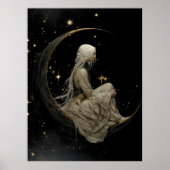 FD2 Enchanted 7 Crescent Moon Goddess Poster ポスター (正面)