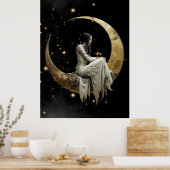 FD2 Enchanted 9 Crescent Moon Goddess Poster ポスター (キッチン)