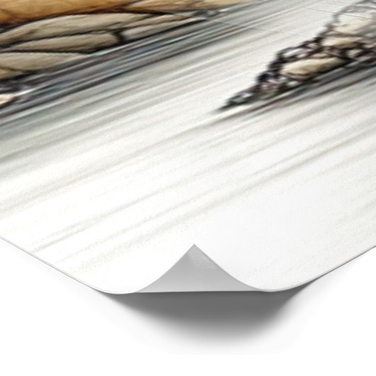 FD2 Enchanted Crescent Moon Goddess 10 Poster ポスター (角)