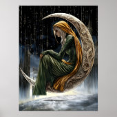 FD2 Enchanted Crescent Moon Goddess  18  Poster ポスター (正面)