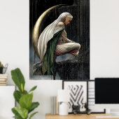 FD2 Enchanted Crescent Moon Goddess 22 Poster ポスター (ホームオフィス)