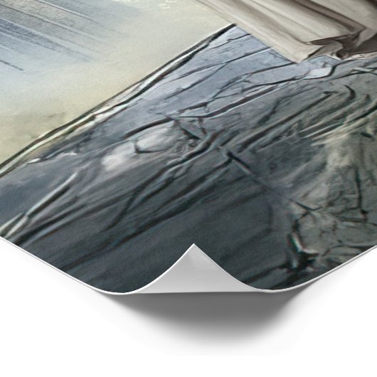 FD2 Enchanted Crescent Moon Goddess  24 Poster ポスター (角)