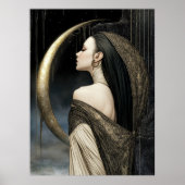 FD2 Enchanted Crescent Moon Goddess  26  Poster ポスター (正面)