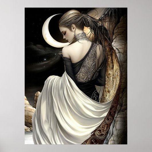 FD2 Enchanted Crescent Moon Goddess 8 Poster ポスター (正面)
