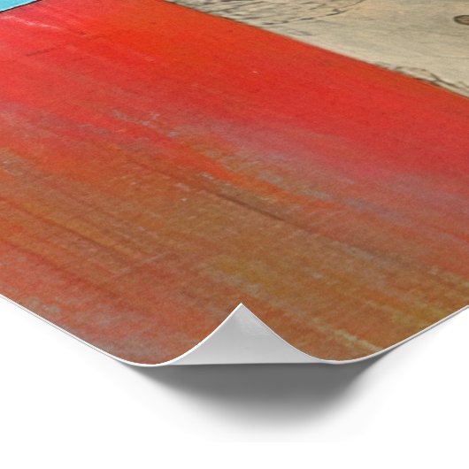 *~* FD2 Floral  Fall Girl Autumn Hat Retro 23 ポスター (角)