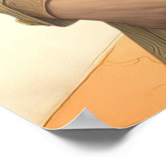 *~*  FD2 Love Romantic Retro Boho Couple  18 ポスター (角)