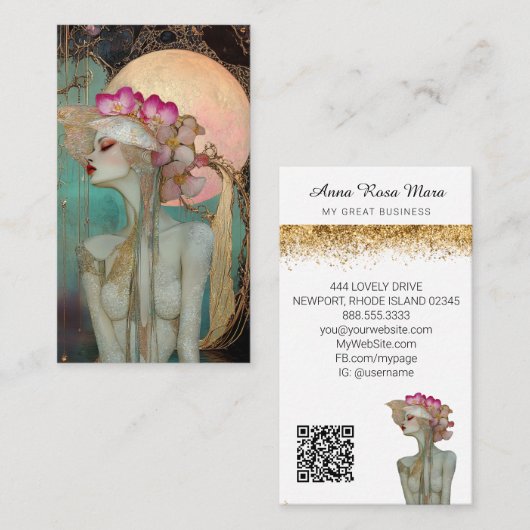 *~* *~* FD2 Nouveau Fantasy Ethereal Dreamlike 2 名刺 (正面/裏面)