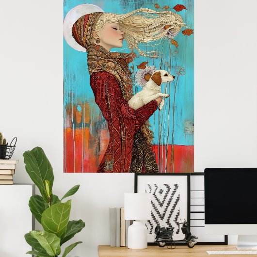 *~* FD2 Pretty Autumn Girls Fall Retro 16 ポスター (ホームオフィス)