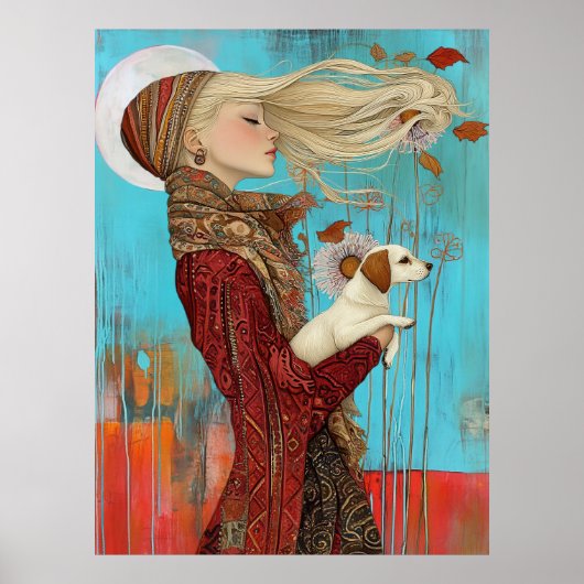 *~* FD2 Pretty Autumn Girls Fall Retro 16 ポスター (正面)