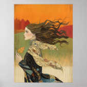 *~* FD2 Pretty Autumn Girls Fall Retro 4 ポスター (正面)