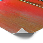 *~* FD2 Retro Floral  Fall Girl Autumn Hat 20 ポスター (角)