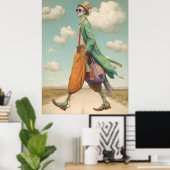 *~* FD2 Stylish Young Boho MAN  Cocktail 17 ポスター (ホームオフィス)