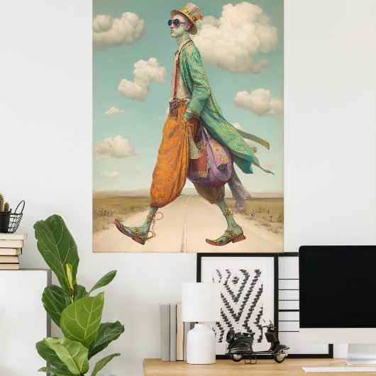 *~* FD2 Stylish Young Boho MAN  Cocktail 17 ポスター (ホームオフィス)