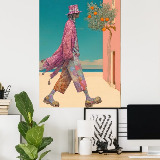 *~* FD2 Stylish Young Boho MAN  Cocktail 29 ポスター (ホームオフィス)