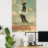 *~* FD2 Tropical GODDESS Black Woman bold 11 ポスター (ホームオフィス)