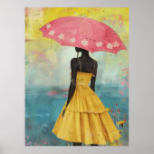 *~* FD2 Vibrant Tropical Black Goddesses Hat 7 ポスター (正面)