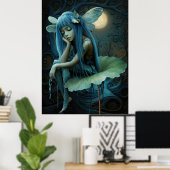 *~* FD3 フォレスト・ニンフ・ファンタジーアート 29 ポスター (ホームオフィス)