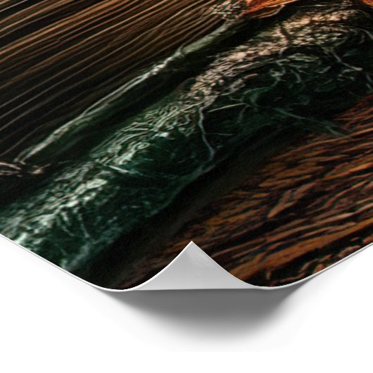 *~* FD3 33 WOMAN FACE Surreal Keeper Protector  ポスター (角)