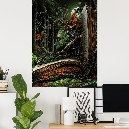 *~* FD3 33 WOMAN FACE Surreal Keeper Protector ポスター (ホームオフィス)