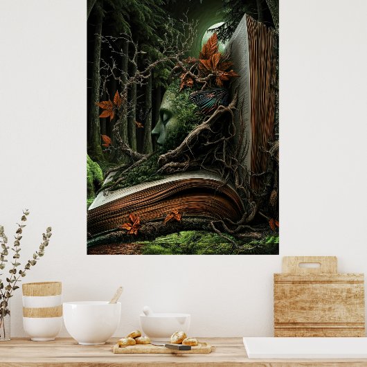 *~* FD3 33 WOMAN FACE Surreal Keeper Protector  ポスター (キッチン)