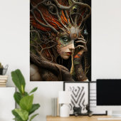 *~* FD3 42 Tree of Life Earth Mystical  ポスター (ホームオフィス)