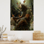 *~* FD3  Cosmic Earth Keeper Guardian Mystical 23 ポスター (キッチン)