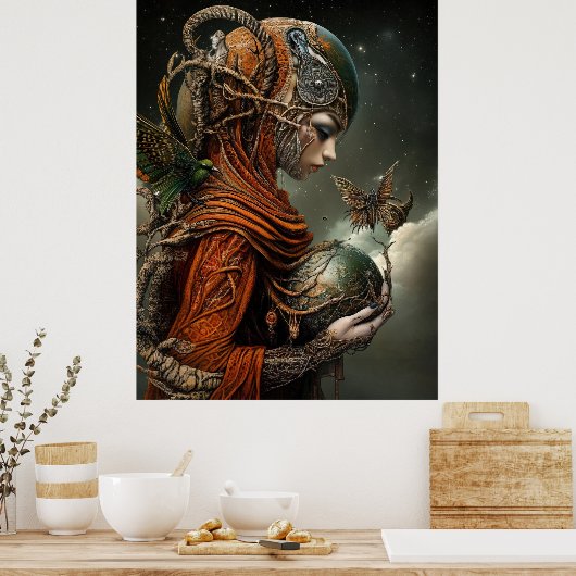 *~* FD3  COSMIC GUARDIAN Earth Keeper Protector ポスター (キッチン)