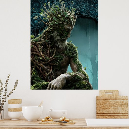 *~* FD3 Earth Keeper Visionary Spirit Fantasy 13 ポスター (キッチン)