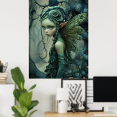 *~* FD3 Forest Nymph Fantasy Art 24 ポスター (ホームオフィス)