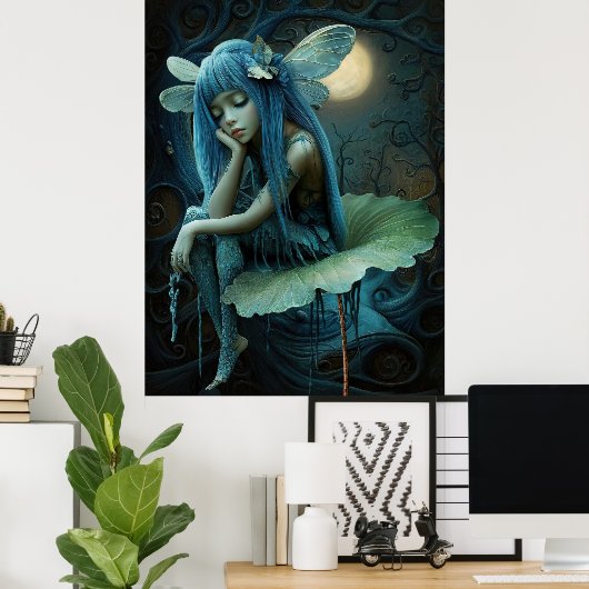 *~* FD3 Forest Nymph Fantasy Art 29 ポスター (ホームオフィス)