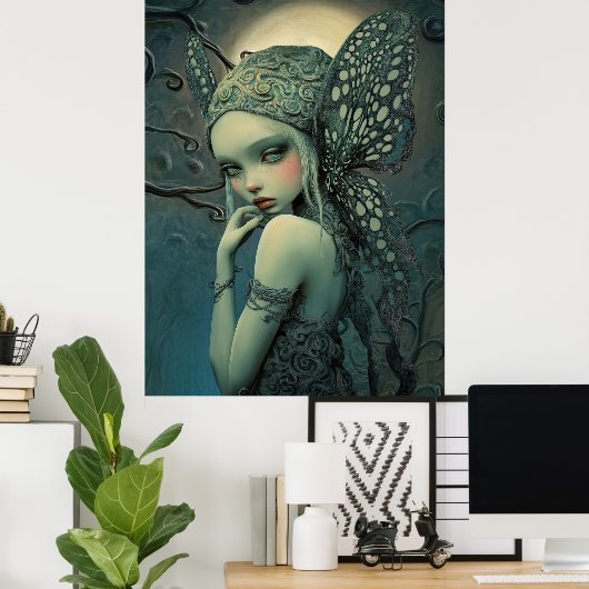 *~* FD3 Magical Forest Nymph Fantasy 14 ポスター (ホームオフィス)