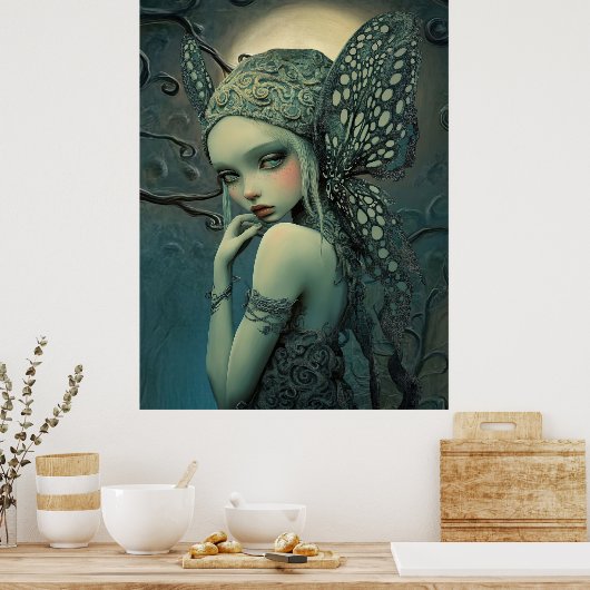 *~* FD3 Magical  Forest Nymph Fantasy 14 ポスター (キッチン)