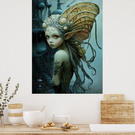 *~* FD3 Magical  Forest Nymph Fantasy 6 ポスター (キッチン)