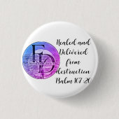 FD Button 缶バッジ (正面)