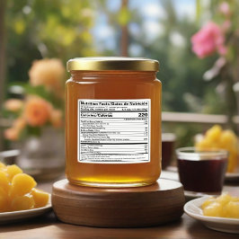 FDA準拠バイリンガル栄養事実食品ラベル リキュールボトルラベル