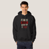 FDA Most wanted Hoodie パーカ (正面フル)