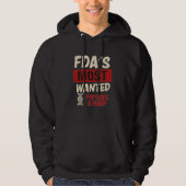 FDA Most wanted Hoodie パーカ (正面)