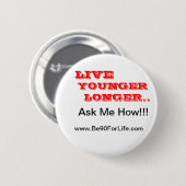 FDI Youngevity 缶バッジ (正面&裏面)