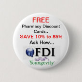 FDI Youngevity 缶バッジ (正面)