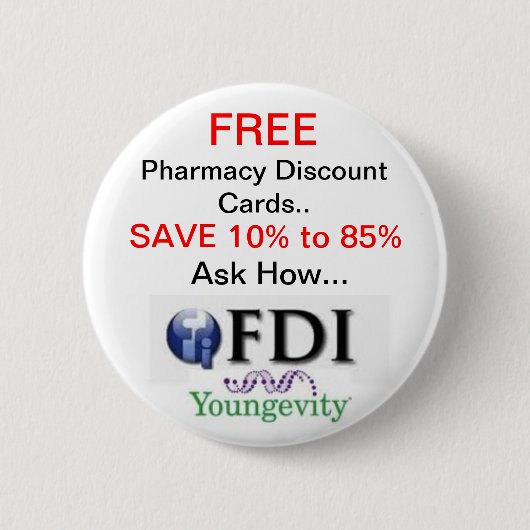FDI Youngevity 缶バッジ (正面)