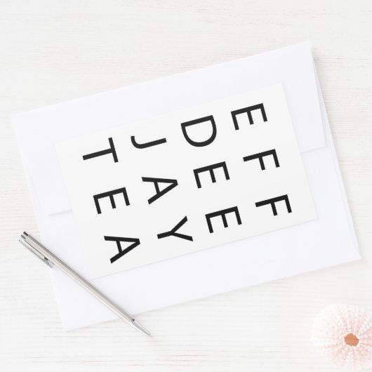 FDJT 長方形シール (封筒)