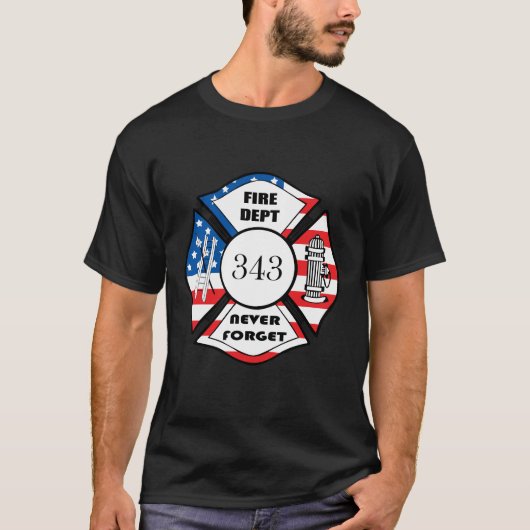 FDNY消防局 Tシャツ (正面)